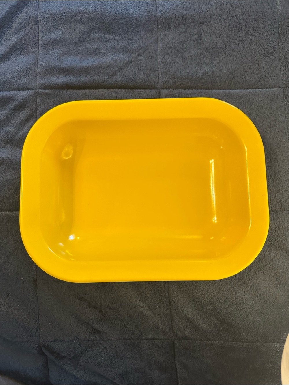 Vintage Texas Ware Yellow Melamine Rectangle Bowl - Excellent condition